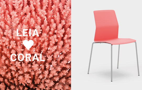 (Čeština) Židle LEIA v nové barvě CORAL