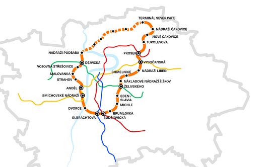 (Čeština) Stavbu linky metra O bude mít na starosti magistrátní pracovní skupina