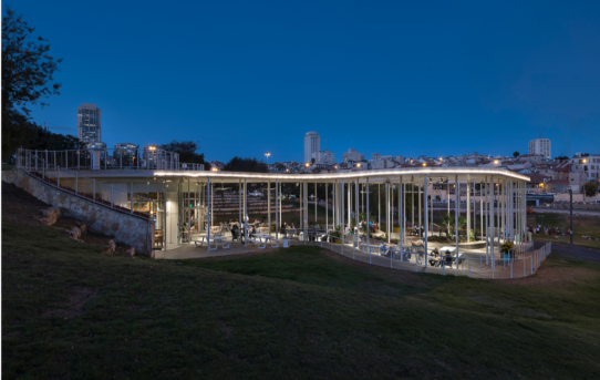 Sacher Park Cafe / Yaniv Pardo Architects