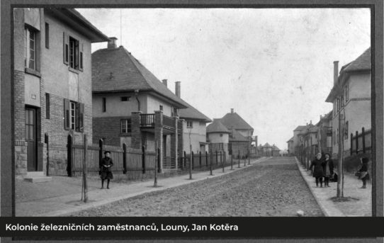 (Čeština) Kolonie železničních zaměstnanců v Lounech