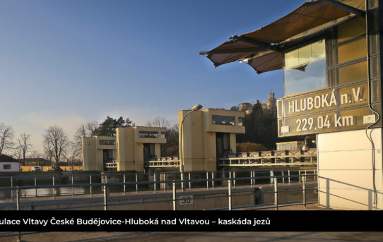 Regulace Vltavy a kaskáda jezů České Budějovice - Hluboká nad Vltavou